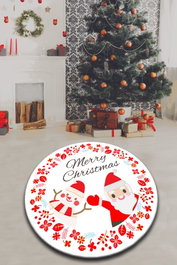 Conceptum Alfombra Gianoen Blanco y Rojo 100 cm